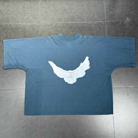 Yeezy x GAP x Balenciaga Dove No Seam Tee - Dark Blue