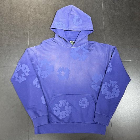 Denim Tears Cotton Wreath Hoodie - Washed Blue