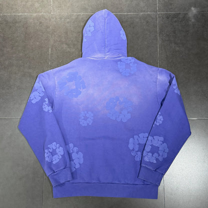 Denim Tears Cotton Wreath Hoodie - Washed Blue