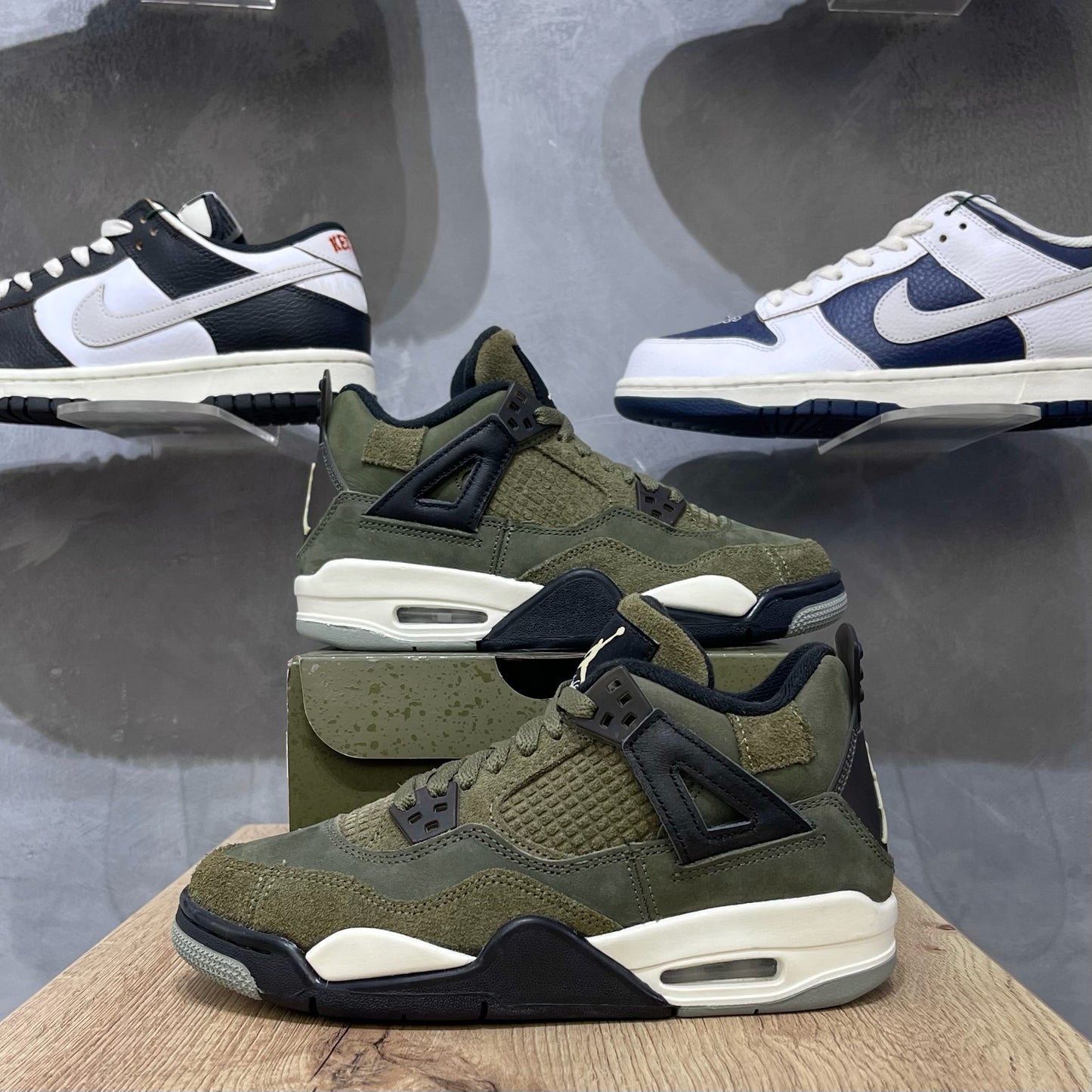 Jordan 4 - Craft Olive
