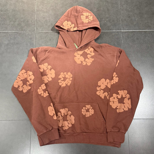 Denim Tears Cotton Wreath Hoodie - Washed Brown