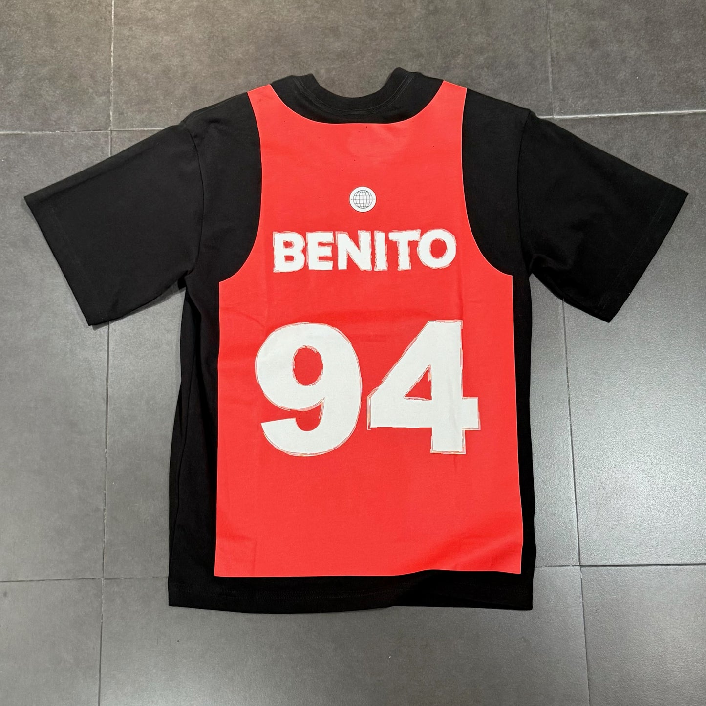 Bad Bunny Merch Puerto Rico Jersey Tee - Black & Red