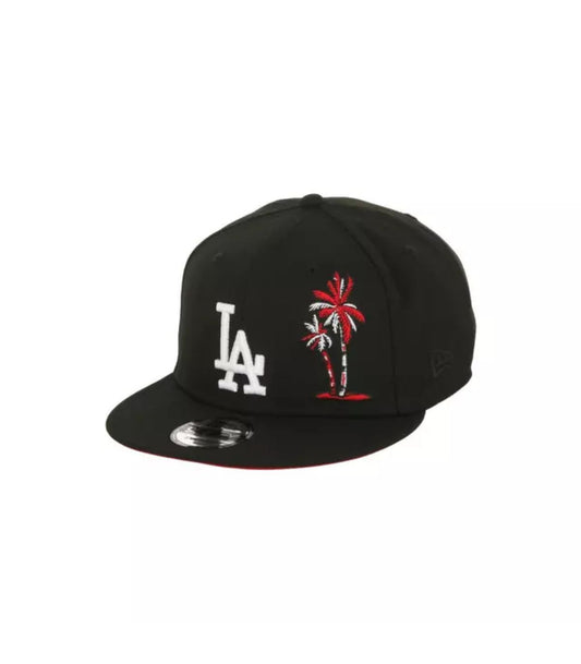 Gorra New Era MLB Los Angeles Dodgers 9Fifty Black and Pink Patch - Black